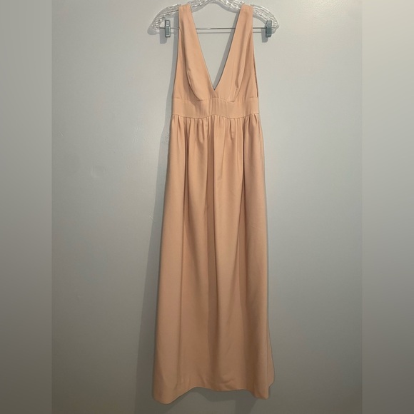 Jill by Jill Stuart BHLDN Blush Pink Dress Bridesmaid Daphne Gown Wedding Size 2 - Picture 14 of 16